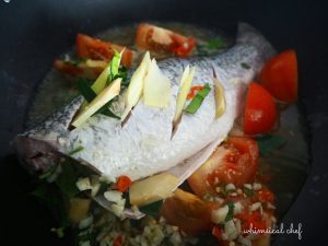 Steamed fish